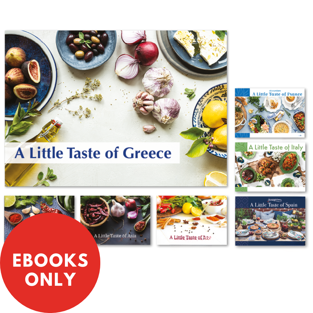 A Little Taste of Cookbook Collection (Asia, France, Greece, India, Italy, Mexico and Spain) e-Books