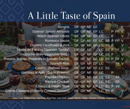 A Little Taste of Cookbook Collection (Asia, France, Greece, India, Italy, Mexico and Spain) e-Books